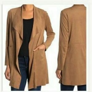 Max Studio XS Faux Suede Washable Duster (Long Jacket)